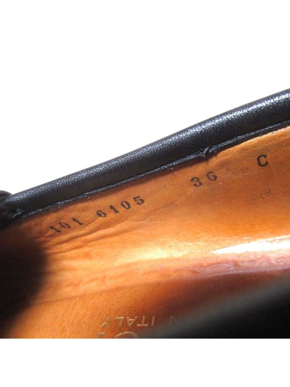 Gucci Horsebit Loafers Shoes 36c Black Gold - Picture 9 of 10